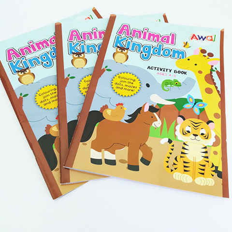 Full Color Magazine Book Printing Cardboard Glossy Brochure Printing