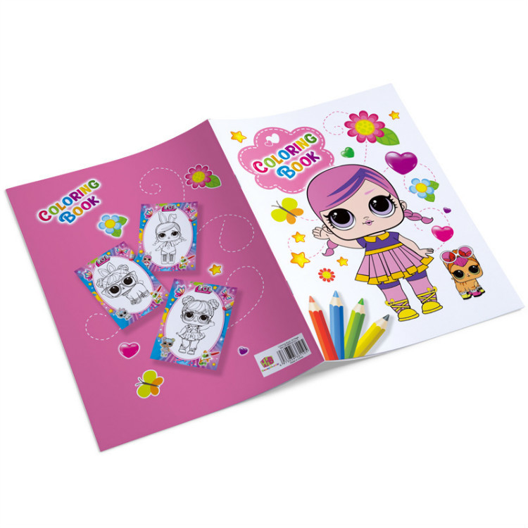 Oem Text Book Printing Services Full Colors Custom Brochure Printing