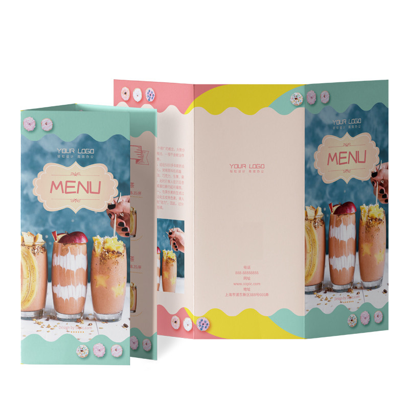 Four Color Colouring Book Printing Silver Logo Embossing Surface