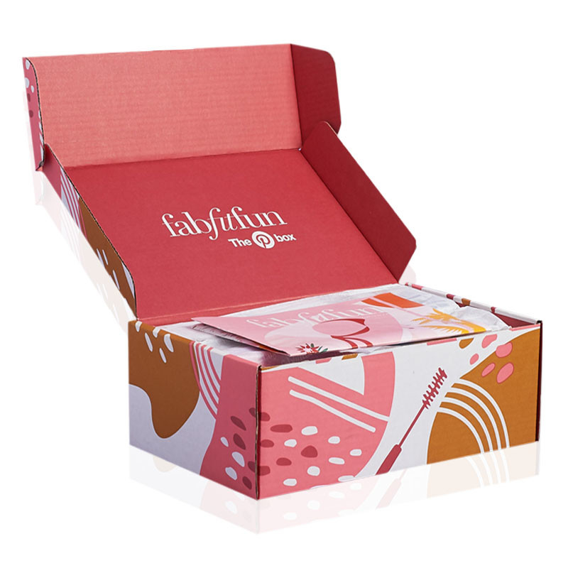Personalized Full Color Printed Boxes CMYK PMS Shipping Mailers Boxes