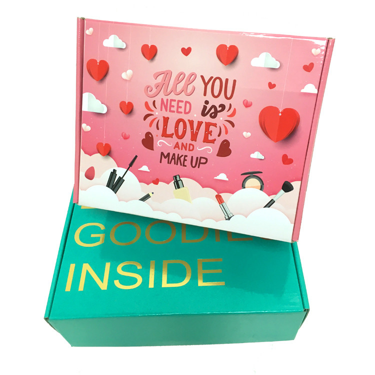 Personalized Full Color Printed Boxes CMYK PMS Shipping Mailers Boxes