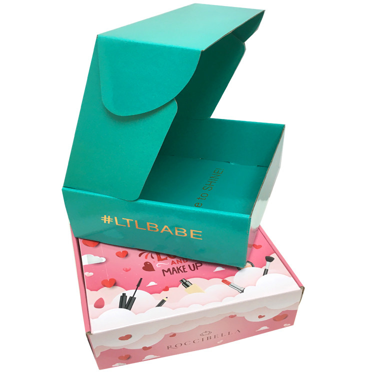 Personalized Full Color Printed Boxes CMYK PMS Shipping Mailers Boxes