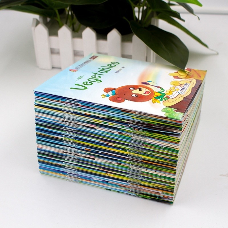 CMYK Full Color Text Book Printing Services A4 Brochure Printing Glue Bound Binding