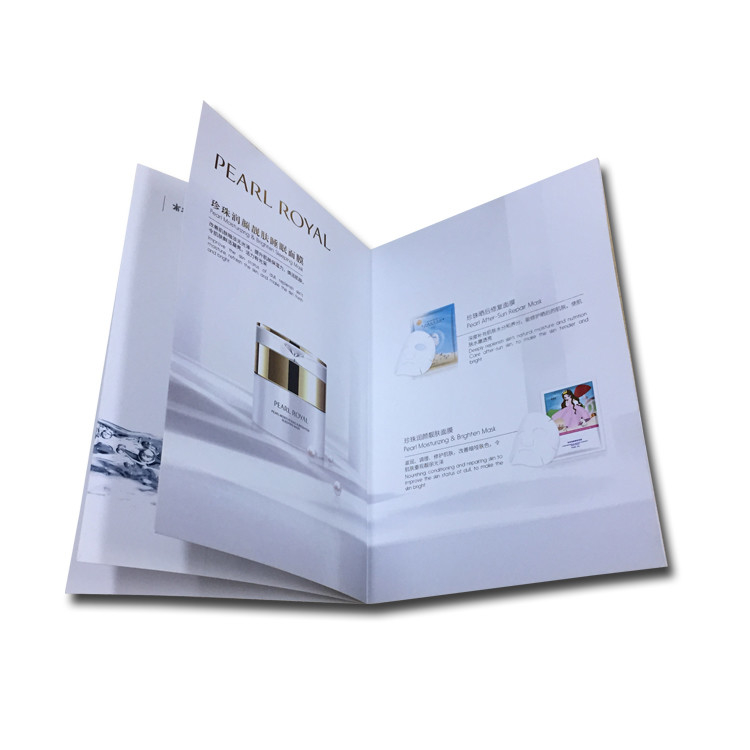 Art Paper Brochure Booklet Printing Cmyk 4 Color Offset Printing