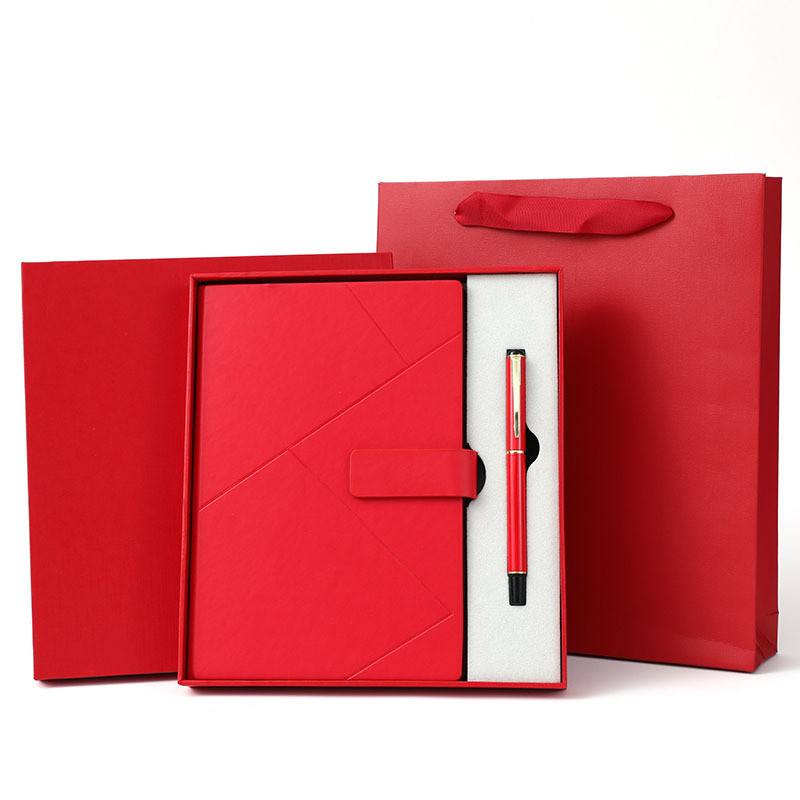Full Color Hardcover Notebook Printing , A5 Luxury Pen And Notebook Set