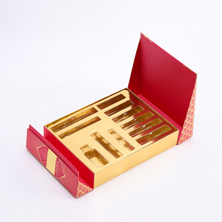 Iso9001 Full Color Printed Boxes 265x205x50mm Skincare Packaging Boxes