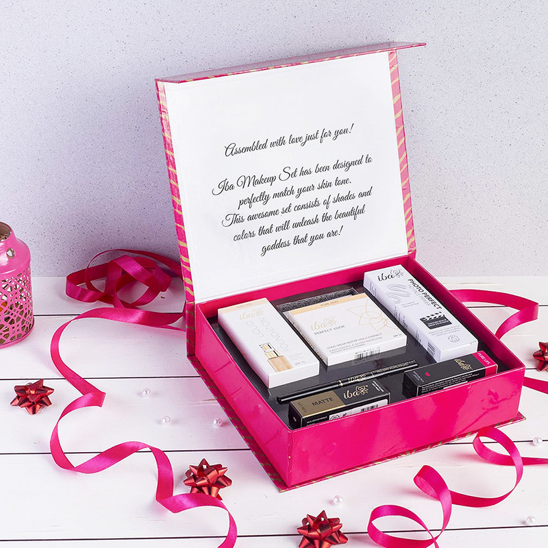 Iso9001 Full Color Printed Boxes 265x205x50mm Skincare Packaging Boxes