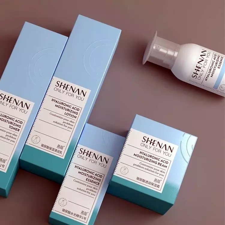 Ivory Board Full Color Printed Boxes Skincare Cosmetics White Paperboard Boxes