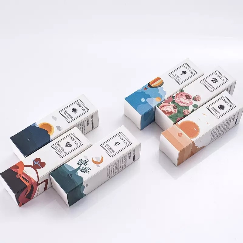 CMYK Full Color Printed Boxes 350 400gsm Lipstick Gift Boxes