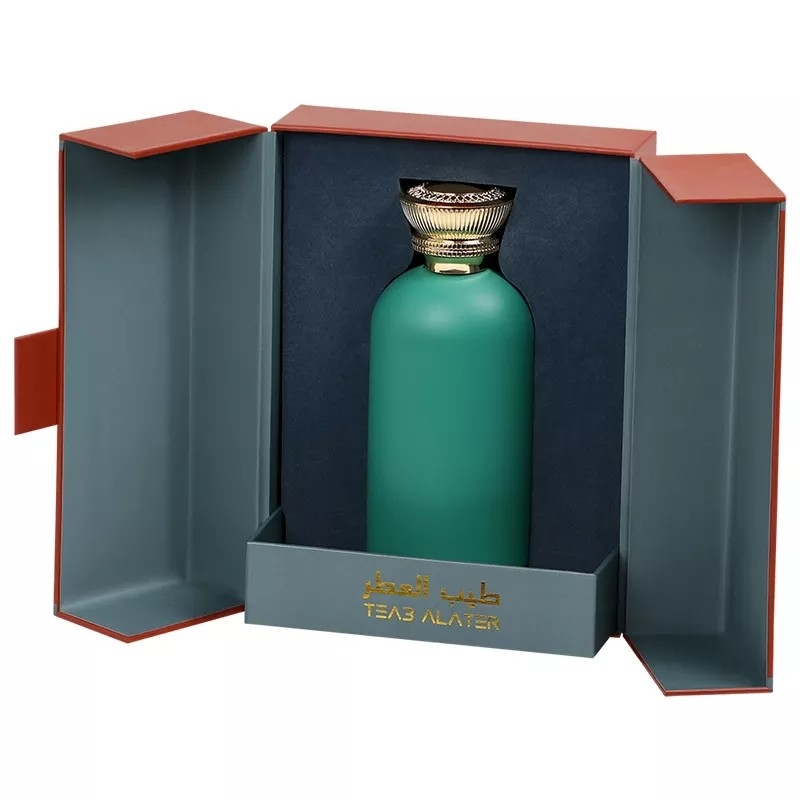 Rectangle 4C Full Color Printed Boxes Cardboard Perfume Gift Box