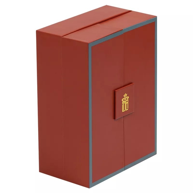 Rectangle 4C Full Color Printed Boxes Cardboard Perfume Gift Box