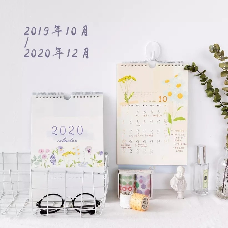 A2 A3 A4 Size Printable Desk Calendar Custom Large Size 4c Offset Printing