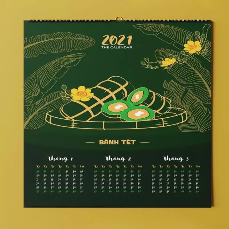 250/300 Ccnb Custom Wall Calendar Printing 3d Embossed 0.25-0.45mm Pvc