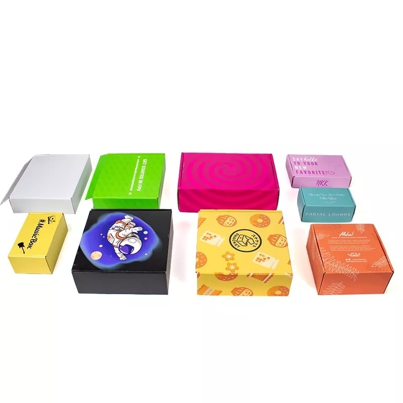 Shipping E Commerce Cardboard Boxes Cmyk 4 Color Offest Printing
