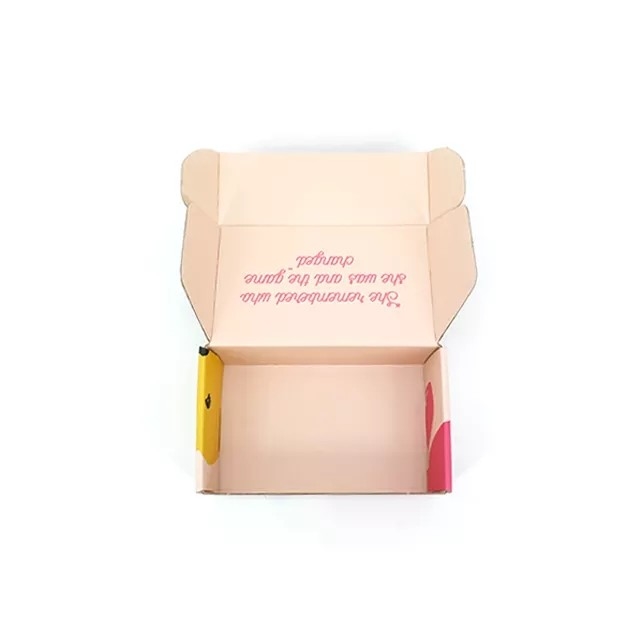 Corrugated Board Printed Paper Packaging Box Kraft Personalised Postage Boxes