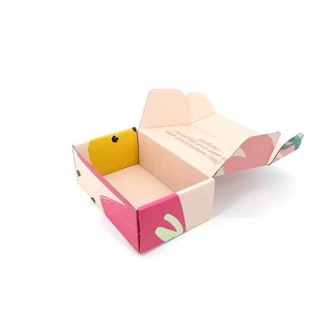 Corrugated Board Printed Paper Packaging Box Kraft Personalised Postage Boxes