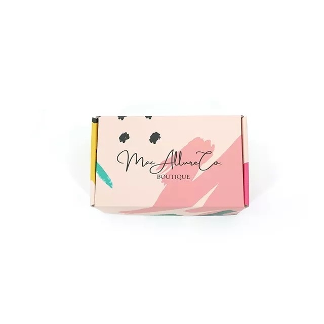 Corrugated Board Printed Paper Packaging Box Kraft Personalised Postage Boxes