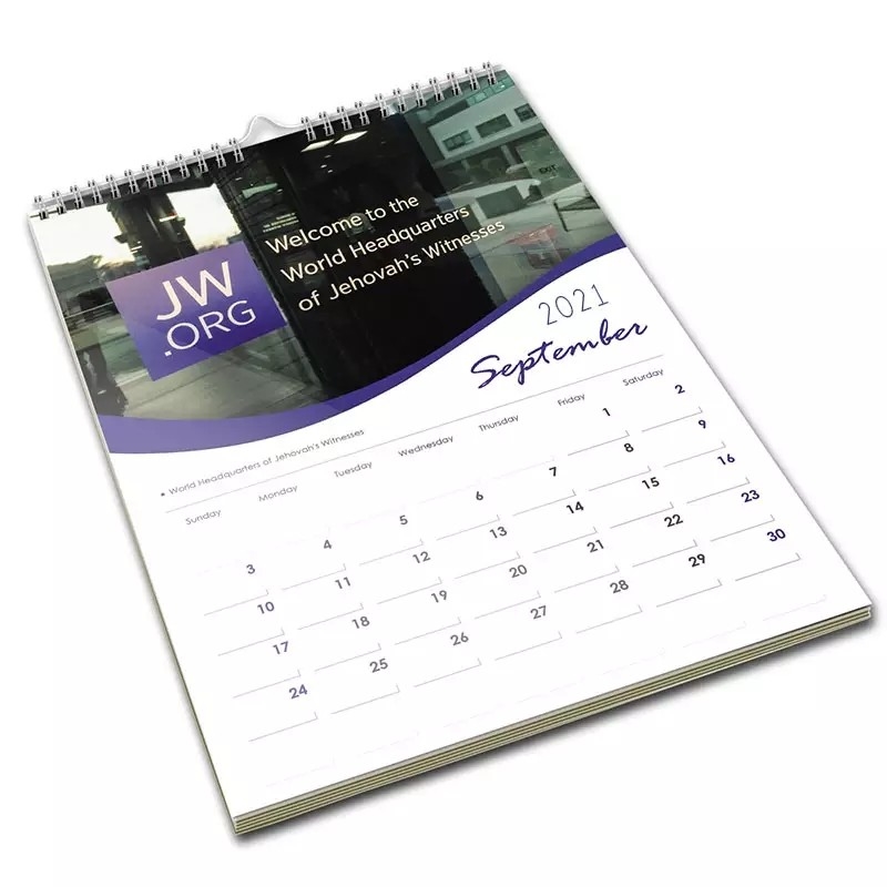 Custom Coloring Printing 2023 Wall Calendar A5 142x210mm Promotional