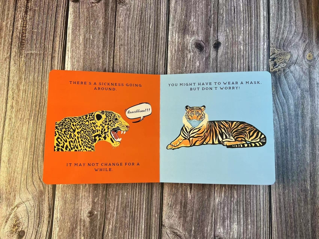 A5 Pamphlet Brochure Custom Colouring Book Printing Cmyk Color  ISO